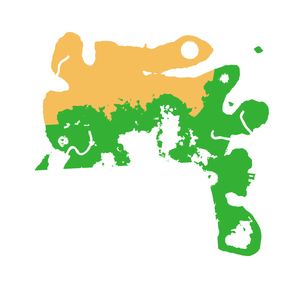 Biome Rust Map: Procedural Map, Size: 3000, Seed: 18292