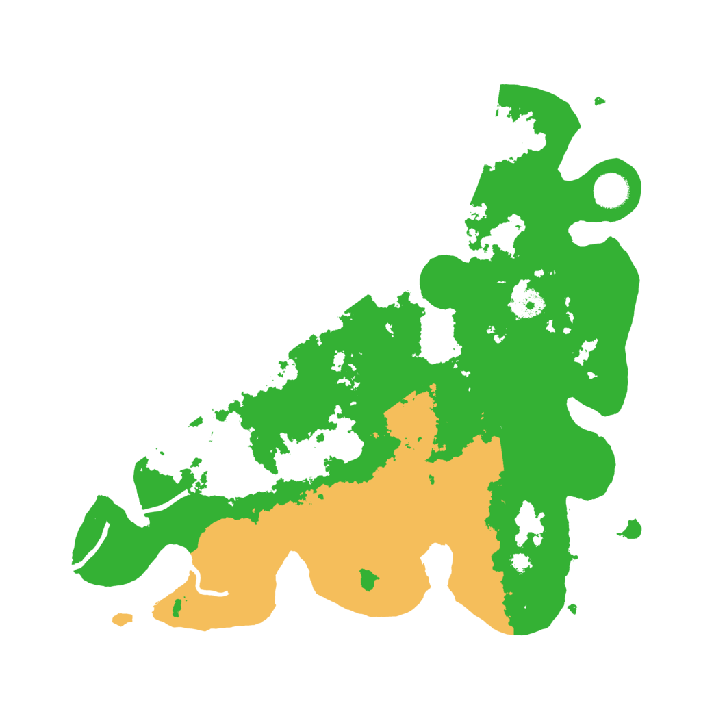 Biome Rust Map: Procedural Map, Size: 3500, Seed: 15598643