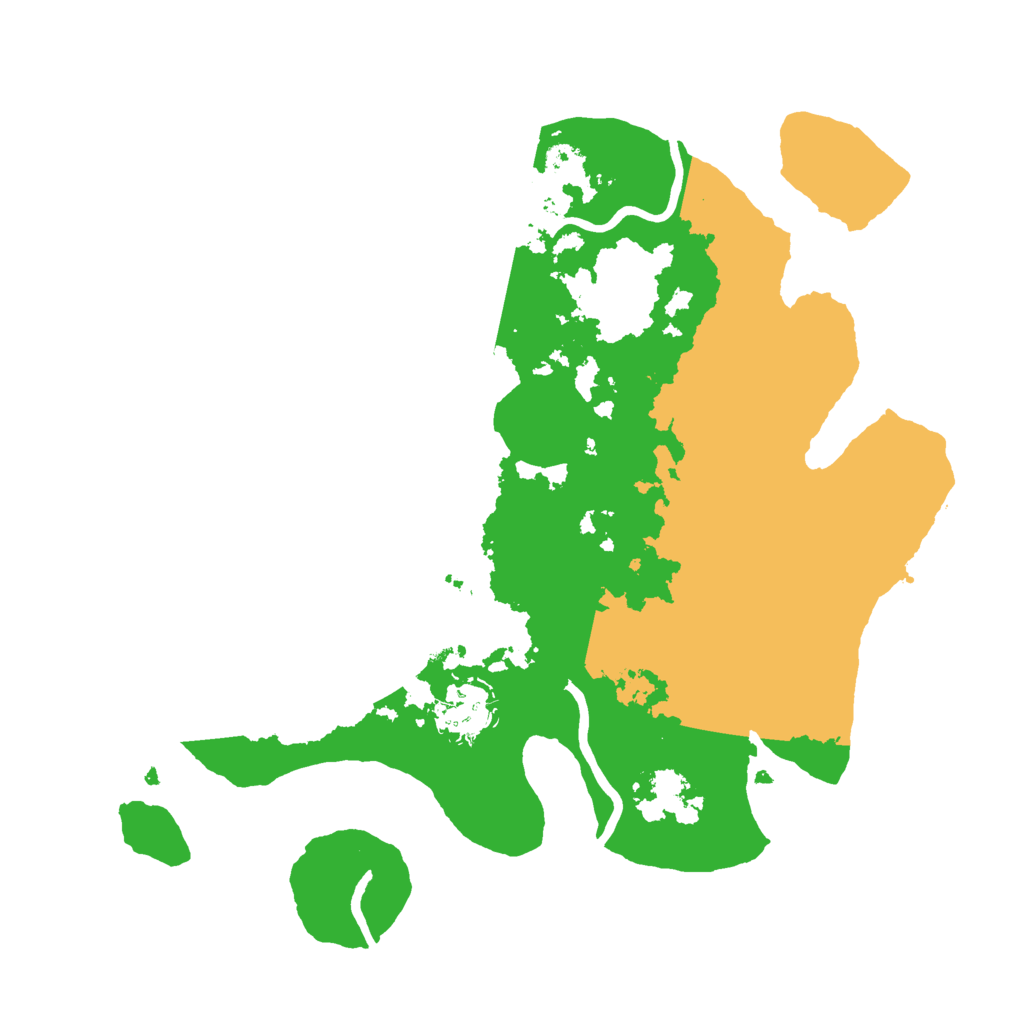 Biome Rust Map: Procedural Map, Size: 3000, Seed: 7755252