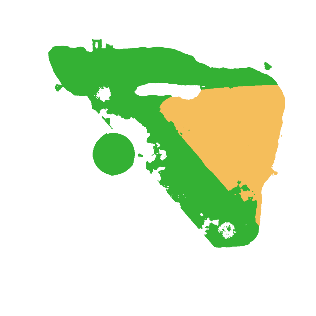 Biome Rust Map: Procedural Map, Size: 2000, Seed: 66449608