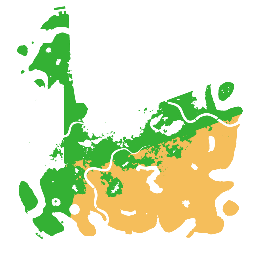 Biome Rust Map: Procedural Map, Size: 4500, Seed: 354748348