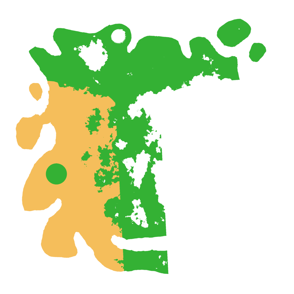 Biome Rust Map: Barren, Size: 3700, Seed: 513265424