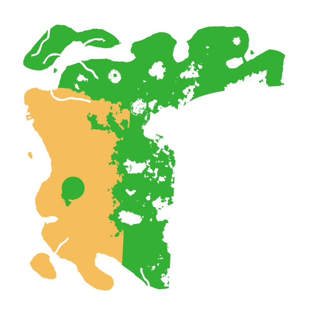 Biome Rust Map: Procedural Map, Size: 3700, Seed: 1220067918