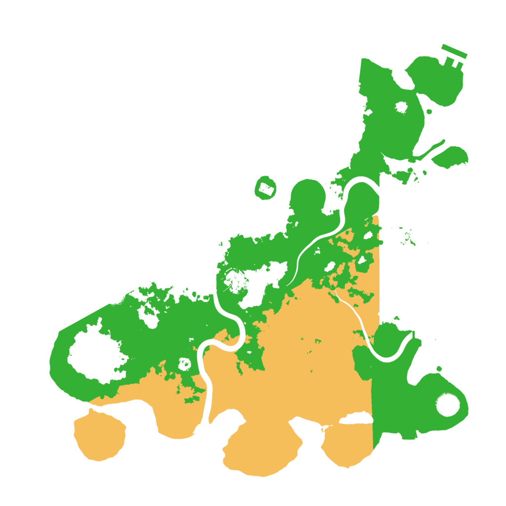 Biome Rust Map: Procedural Map, Size: 3850, Seed: 1041161425