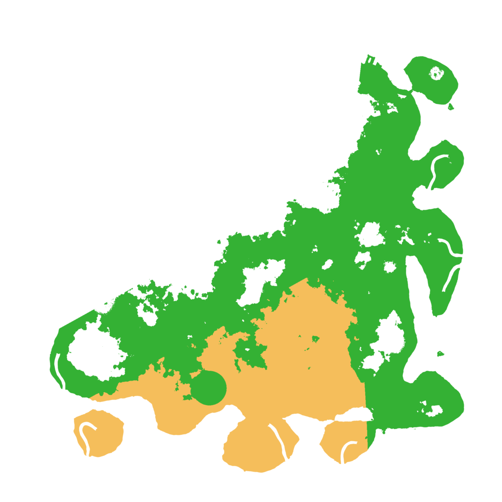Biome Rust Map: Procedural Map, Size: 3850, Seed: 1041161425