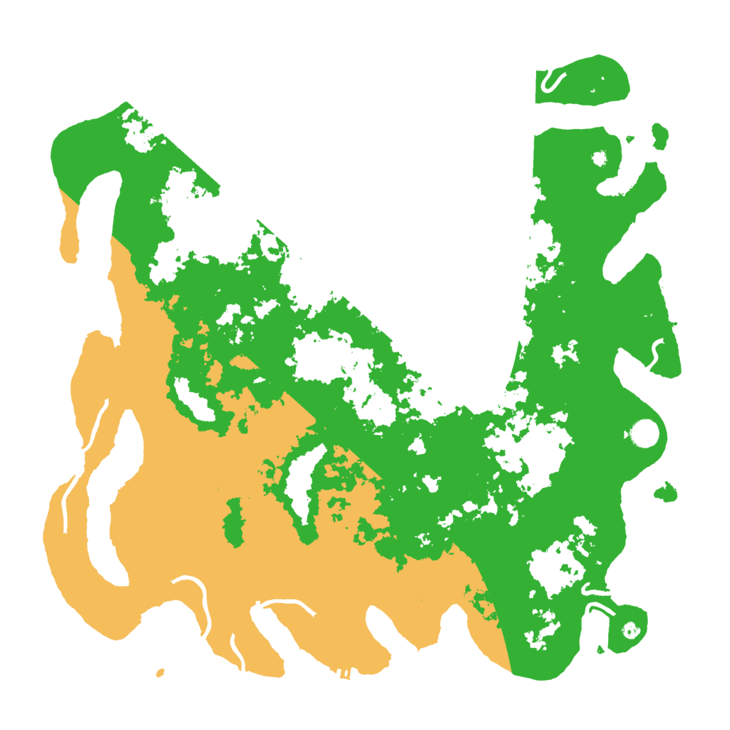 Biome Rust Map: Procedural Map, Size: 4500, Seed: 51704