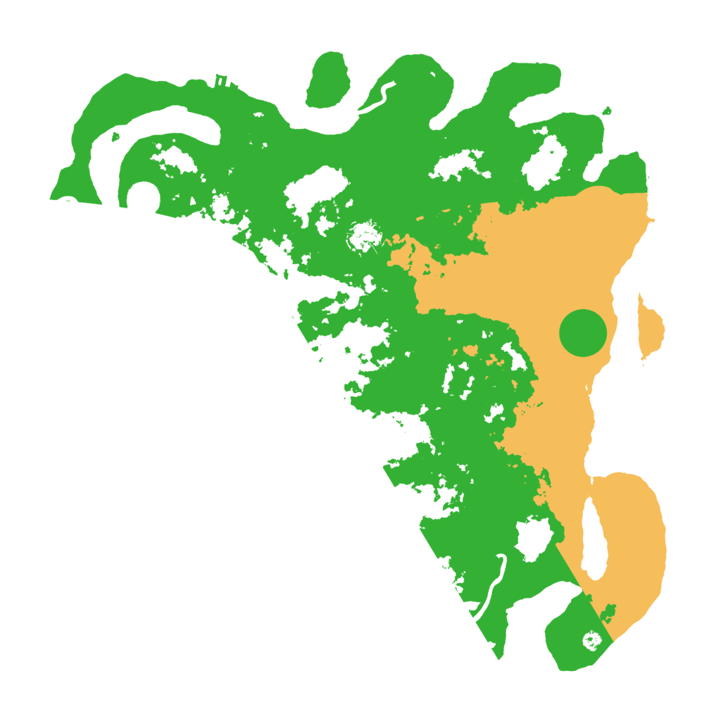 Biome Rust Map: Procedural Map, Size: 4000, Seed: 42531982