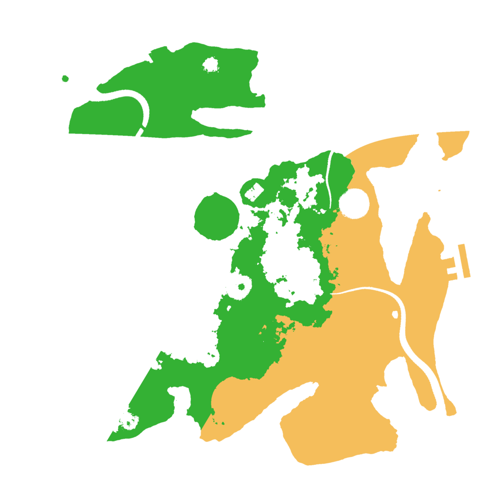 Biome Rust Map: Procedural Map, Size: 3000, Seed: 1673975053