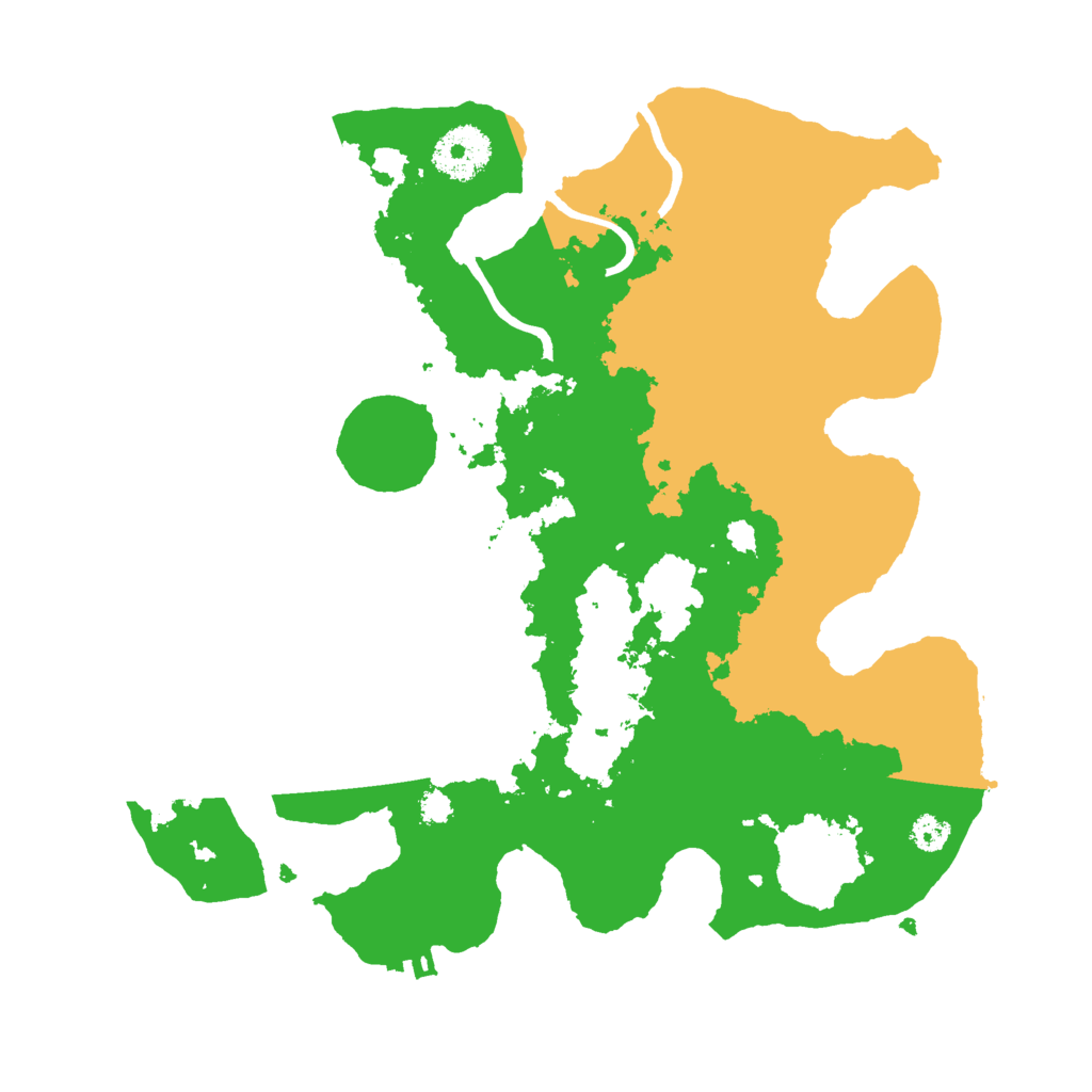 Biome Rust Map: Procedural Map, Size: 3000, Seed: 219472198