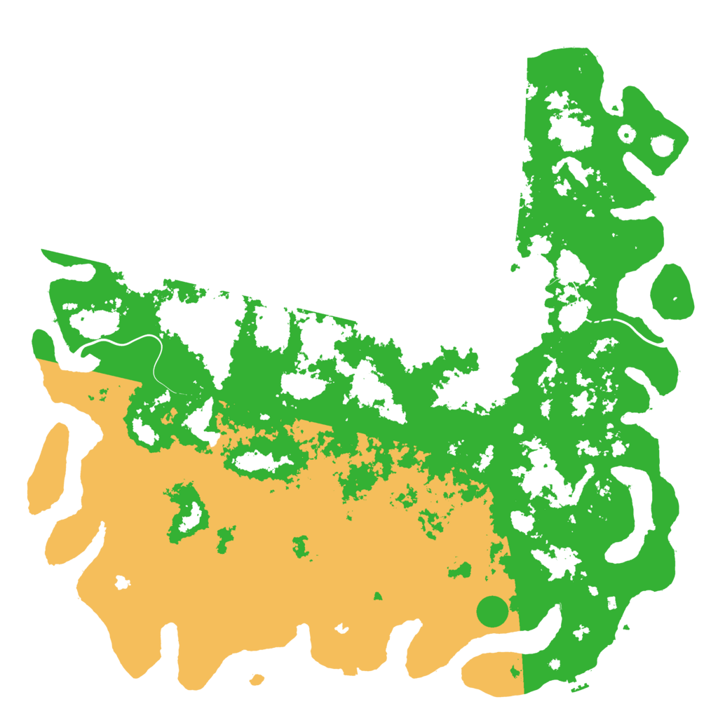 Biome Rust Map: Procedural Map, Size: 6000, Seed: 2089771110