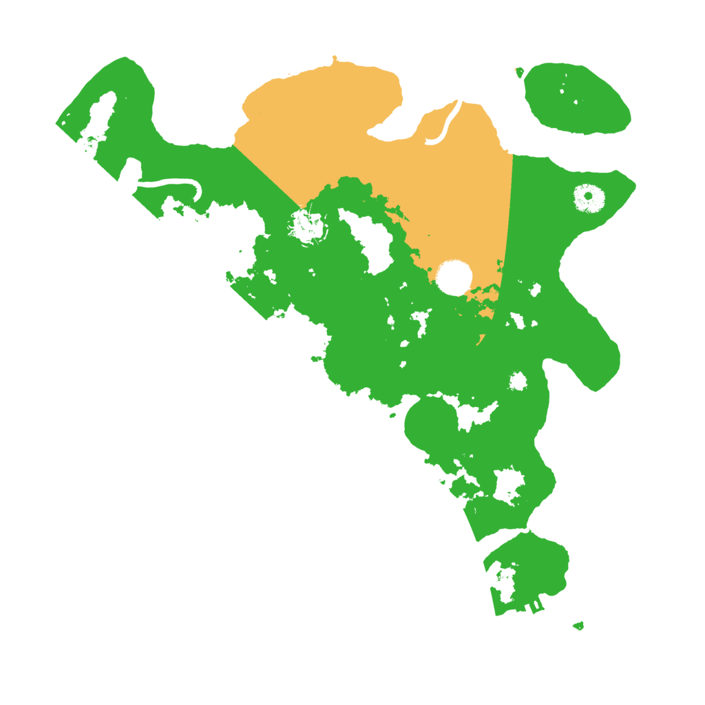 Biome Rust Map: Procedural Map, Size: 3500, Seed: 53989354