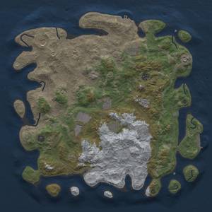 Thumbnail Rust Map: Procedural Map, Size: 4250, Seed: 1662420859, 18 Monuments