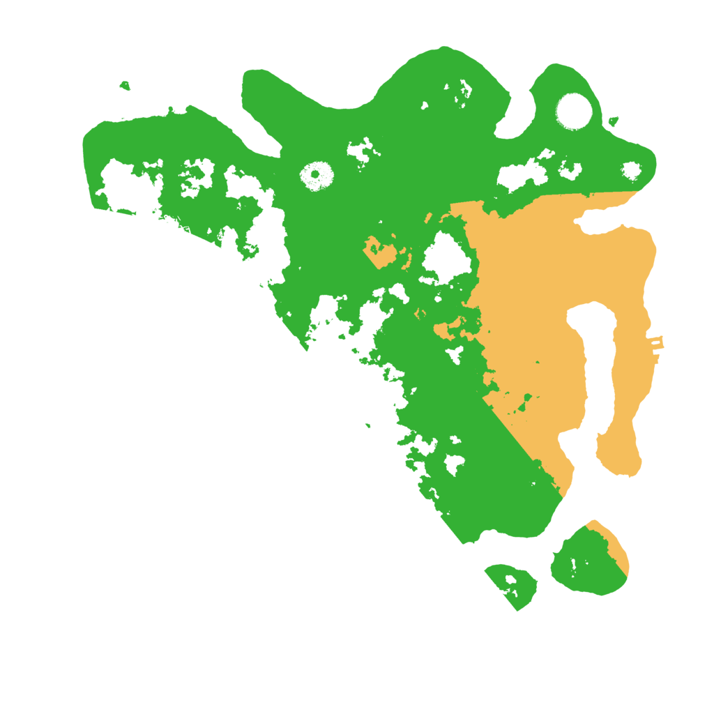 Biome Rust Map: Procedural Map, Size: 3500, Seed: 16782943
