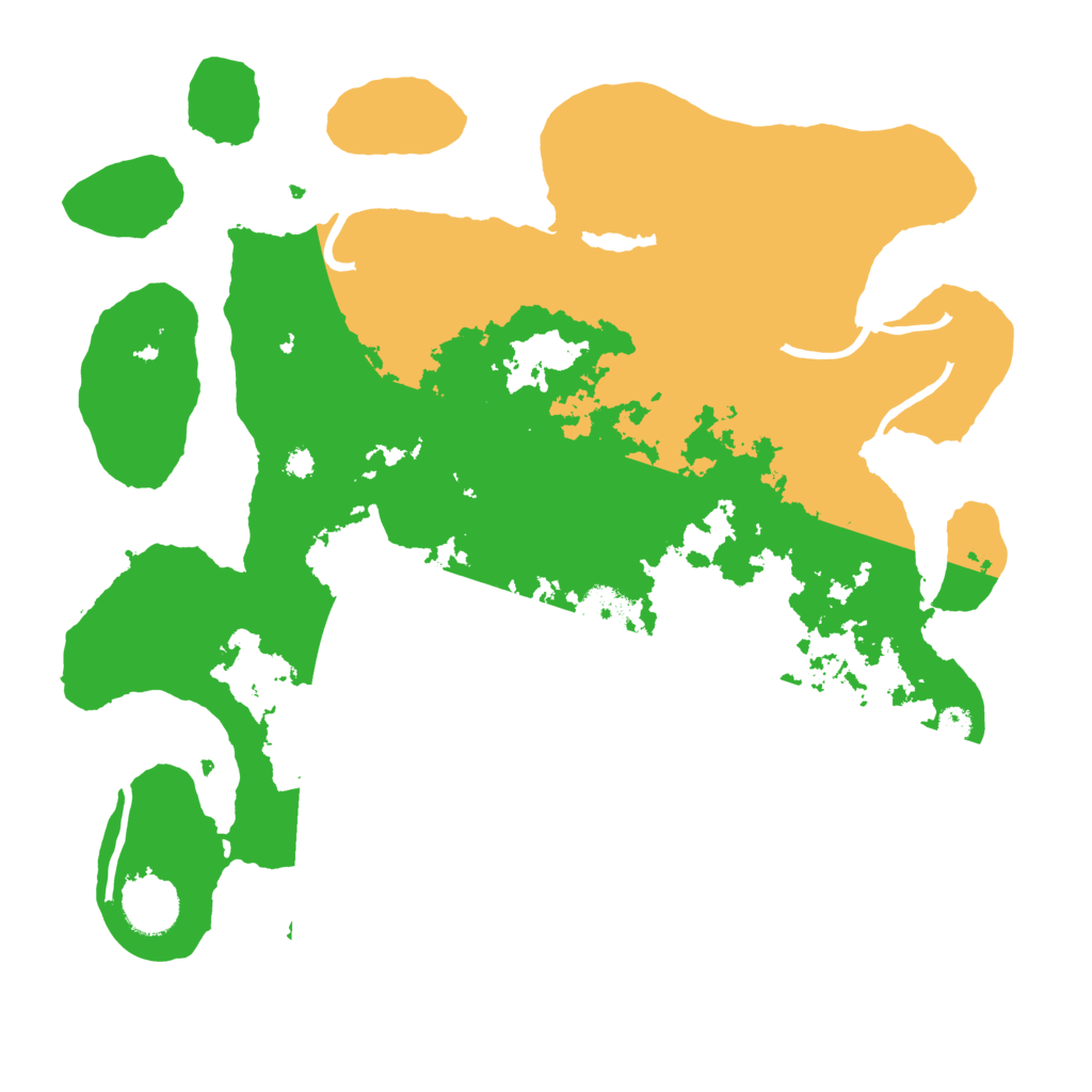 Biome Rust Map: Procedural Map, Size: 3500, Seed: 63516572