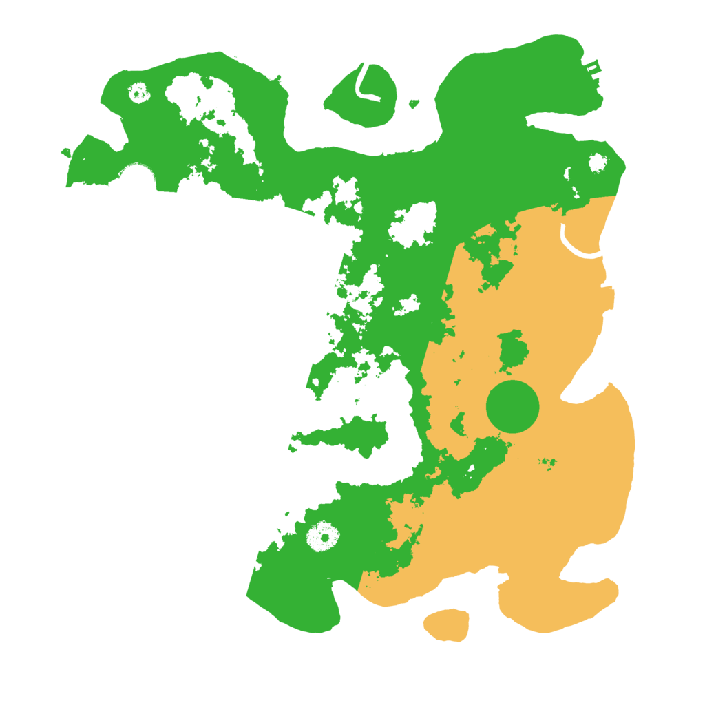 Biome Rust Map: Procedural Map, Size: 3500, Seed: 29317618