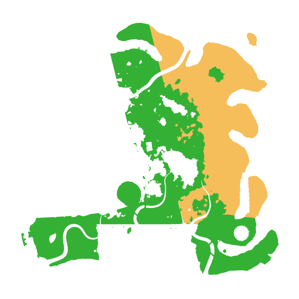 Biome Rust Map: Procedural Map, Size: 3500, Seed: 3059