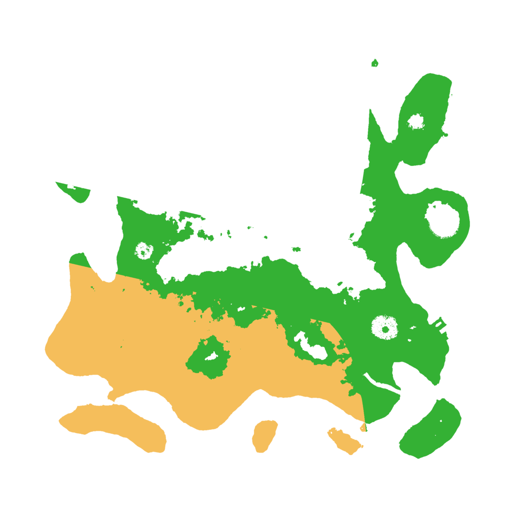 Biome Rust Map: Procedural Map, Size: 3000, Seed: 1200