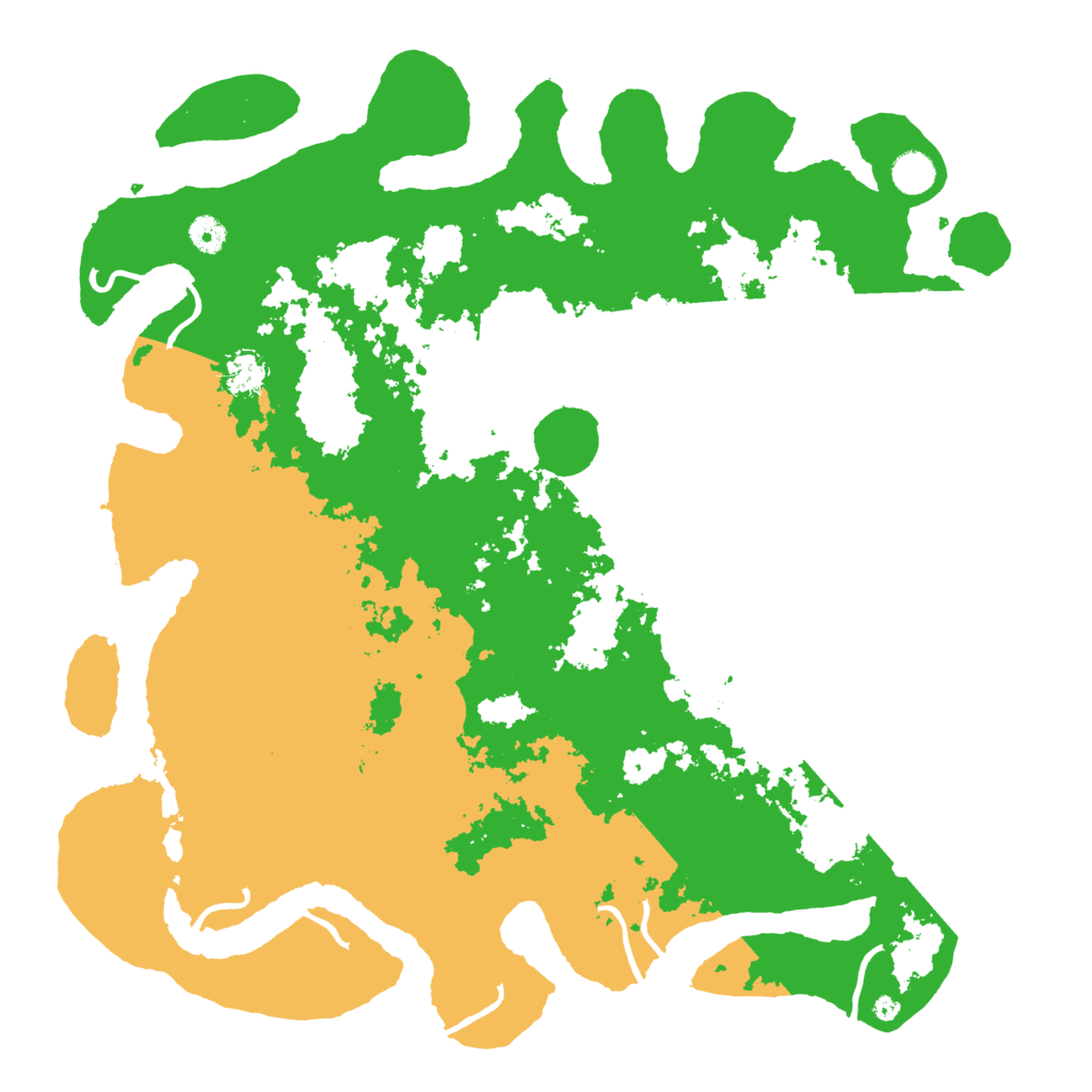 Biome Rust Map: Procedural Map, Size: 4500, Seed: 1561327124