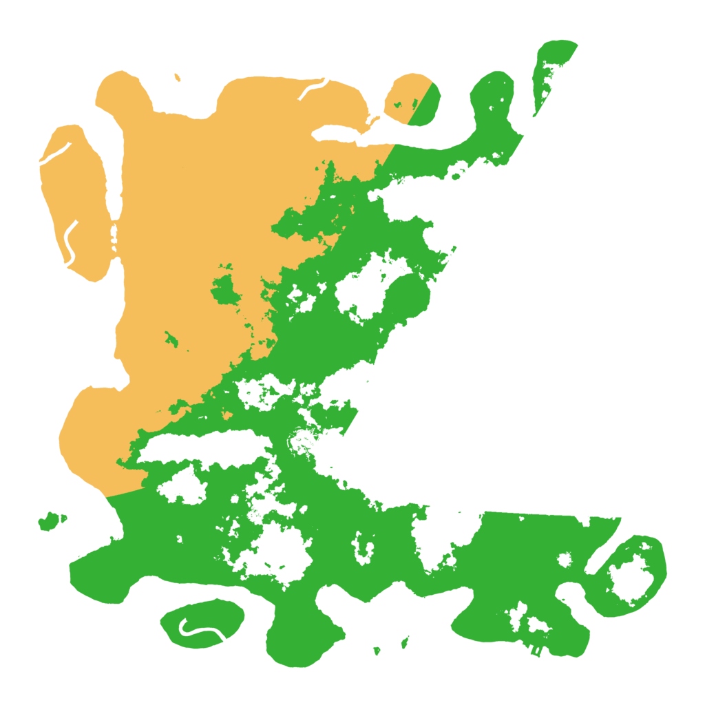 Biome Rust Map: Procedural Map, Size: 4500, Seed: 340785