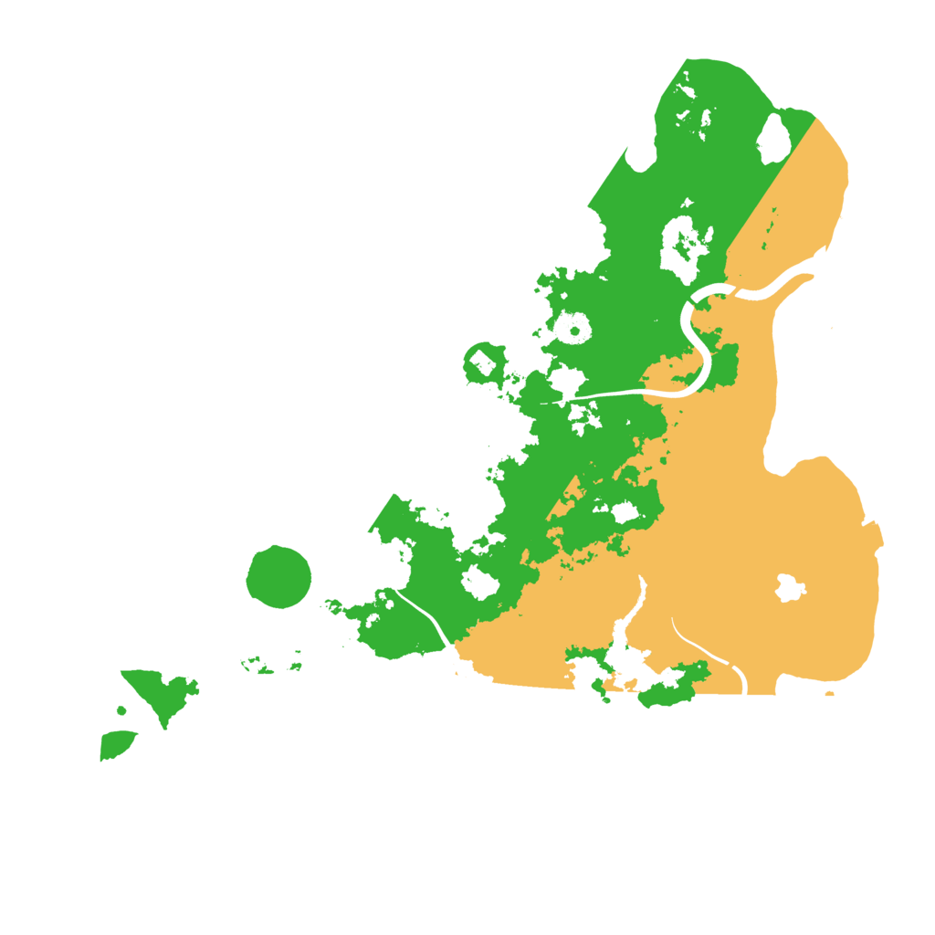 Biome Rust Map: Procedural Map, Size: 4050, Seed: 1283365172