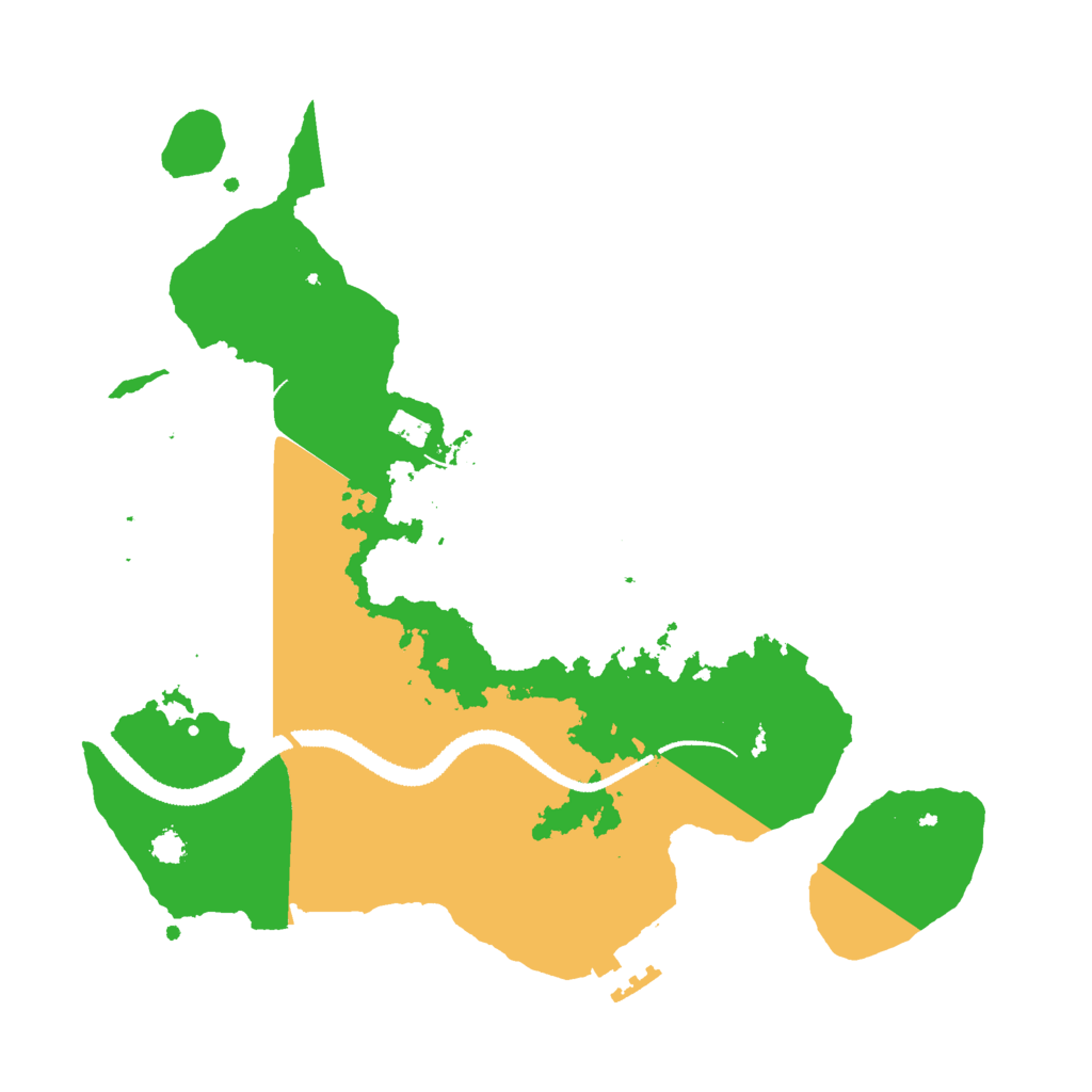 Biome Rust Map: Procedural Map, Size: 3000, Seed: 1789763252