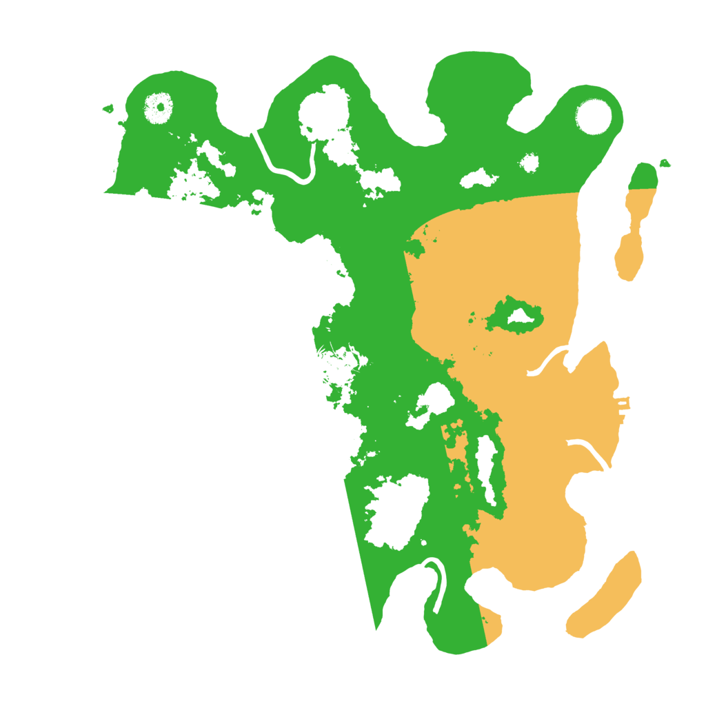 Biome Rust Map: Procedural Map, Size: 3500, Seed: 79130279