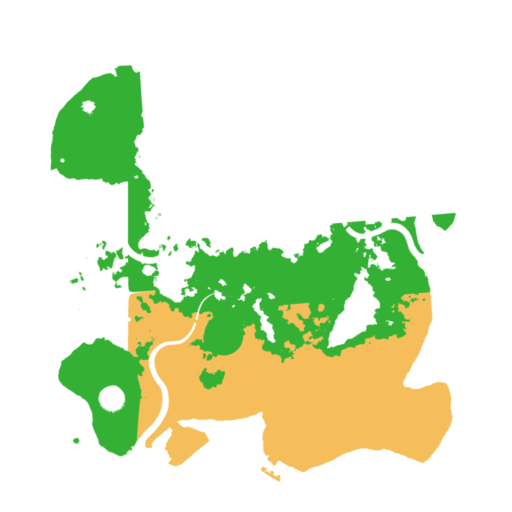 Biome Rust Map: Procedural Map, Size: 3500, Seed: 1987959107