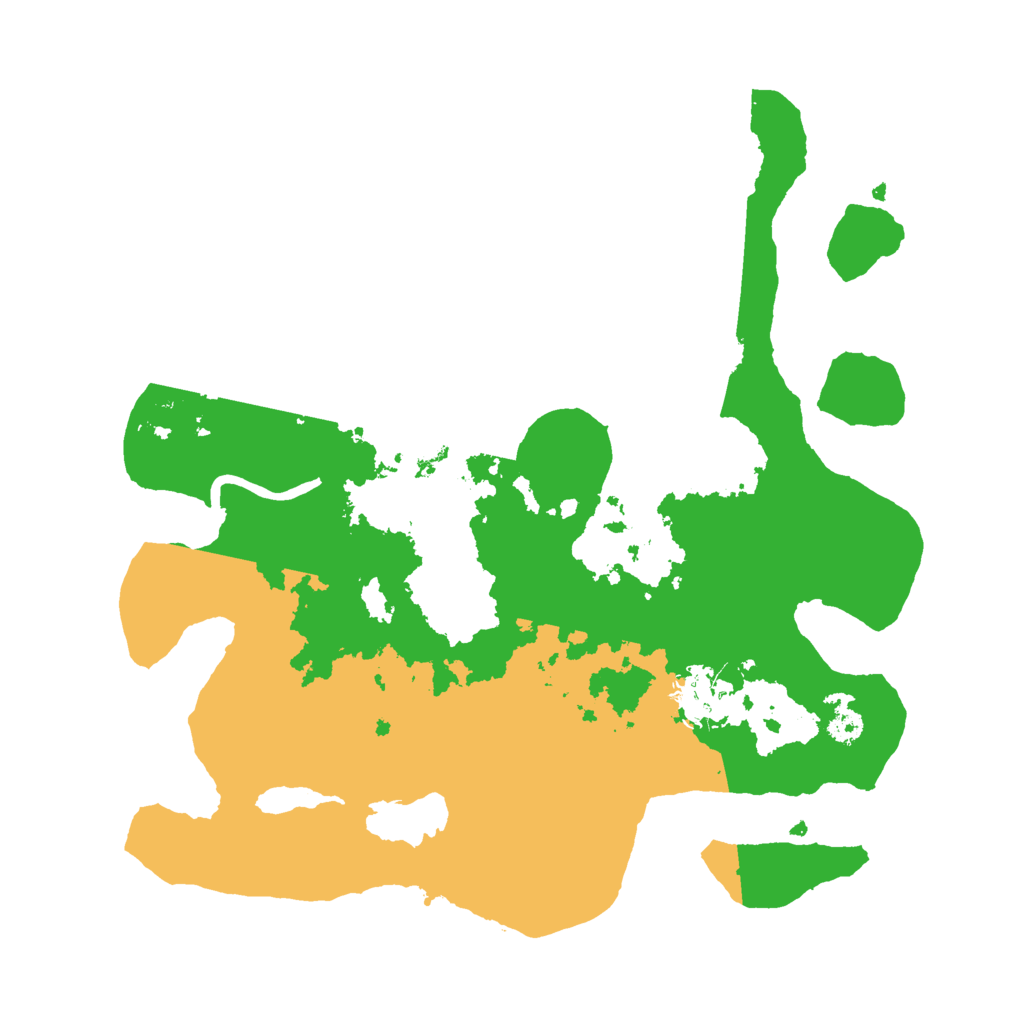 Biome Rust Map: Procedural Map, Size: 3000, Seed: 2264206