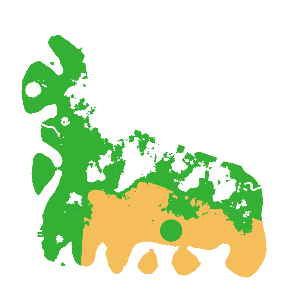 Biome Rust Map: Procedural Map, Size: 3600, Seed: 15010138