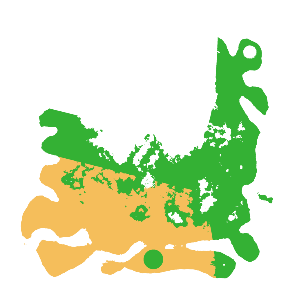 Biome Rust Map: Barren, Size: 4000, Seed: 86110776