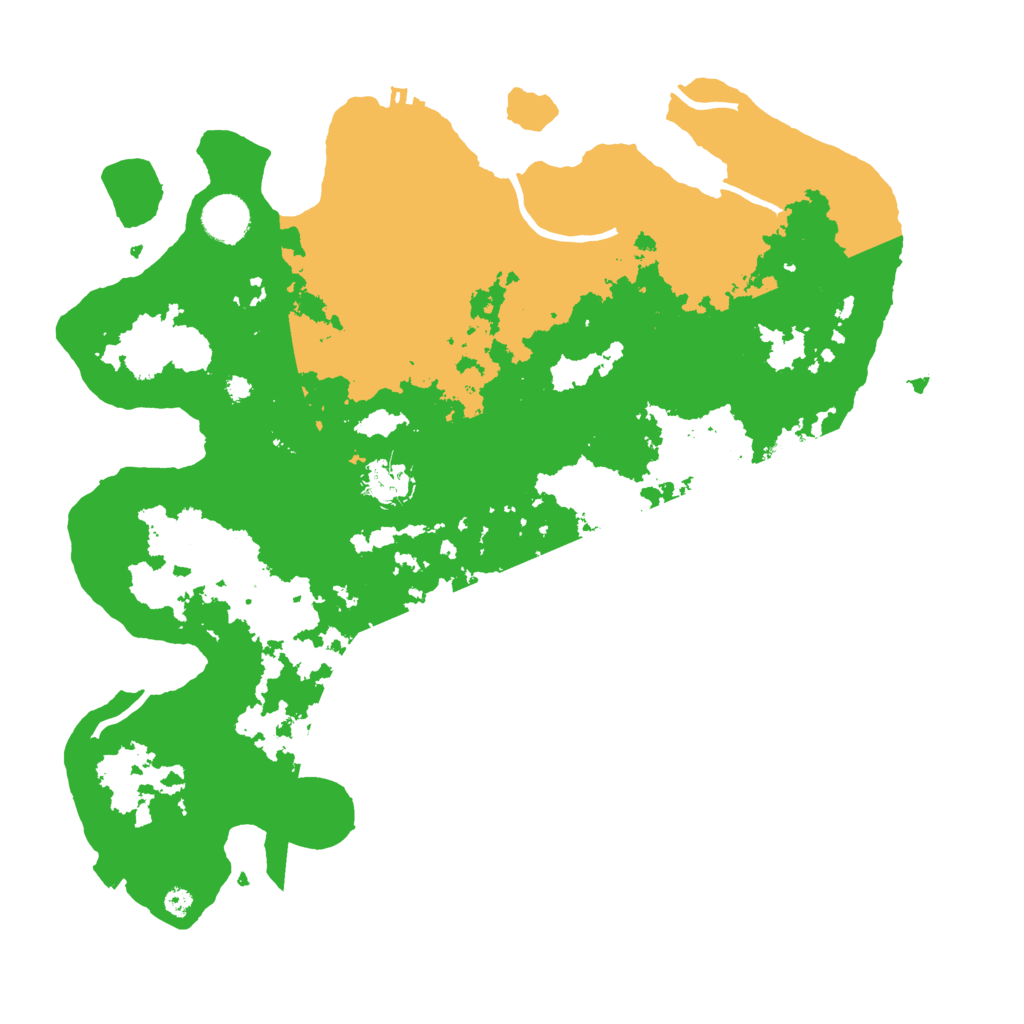 Biome Rust Map: Procedural Map, Size: 3800, Seed: 335519089