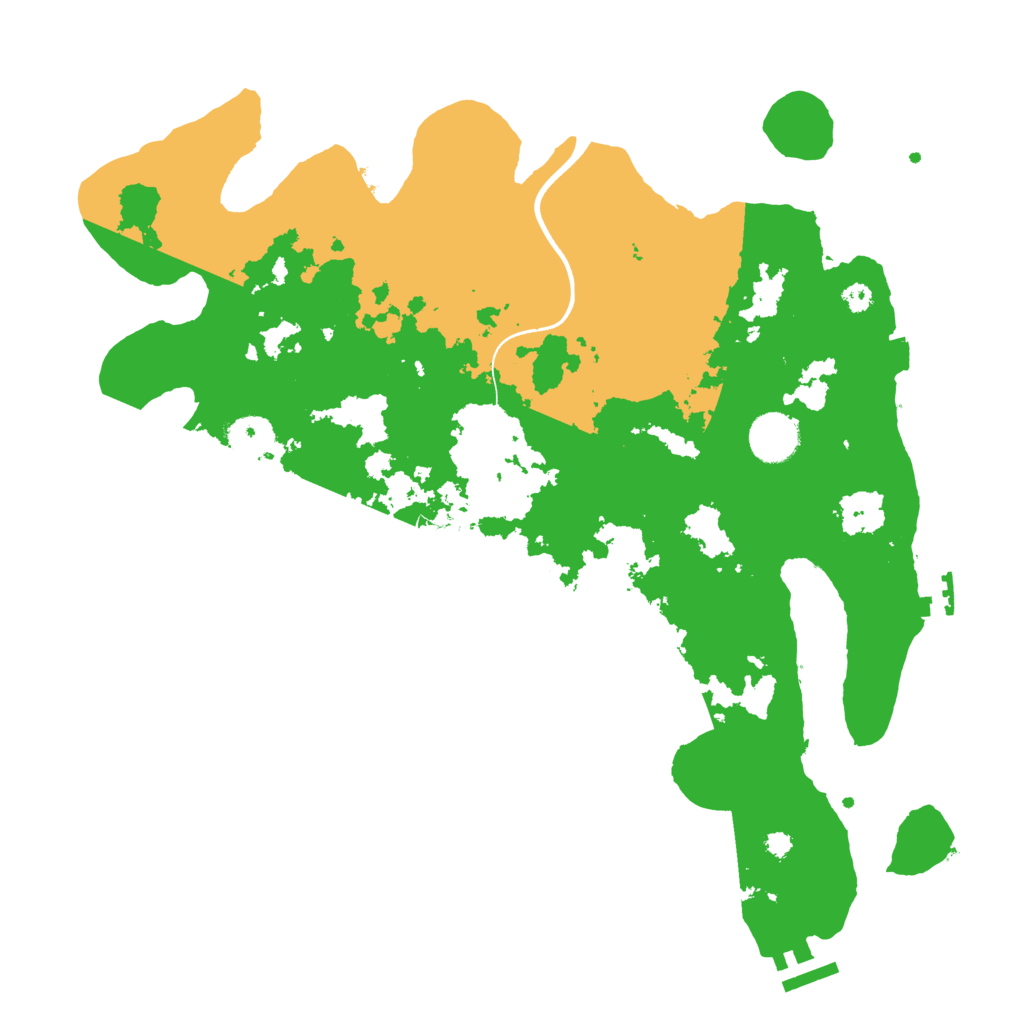 Biome Rust Map: Procedural Map, Size: 3600, Seed: 252