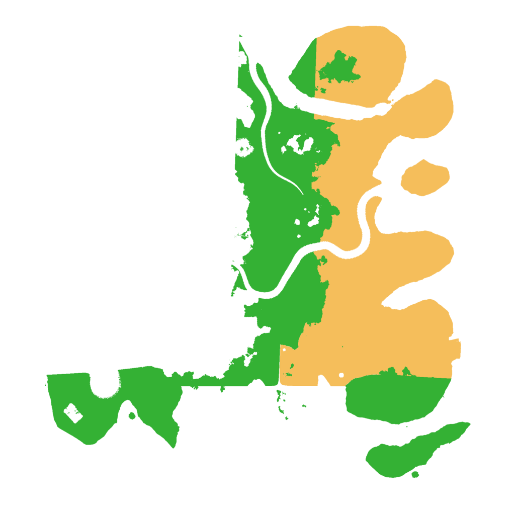 Biome Rust Map: Procedural Map, Size: 3000, Seed: 108289896