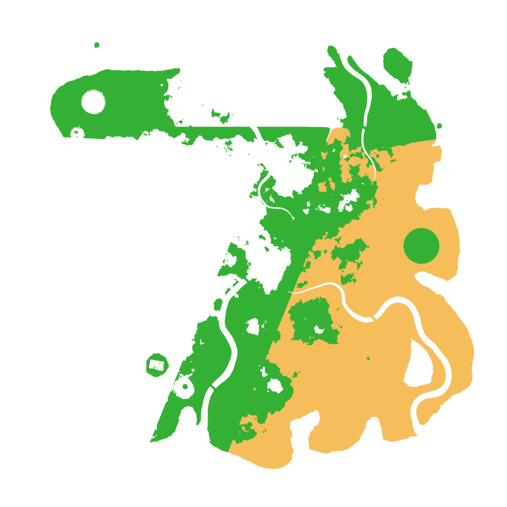 Biome Rust Map: Procedural Map, Size: 3750, Seed: 1237451418