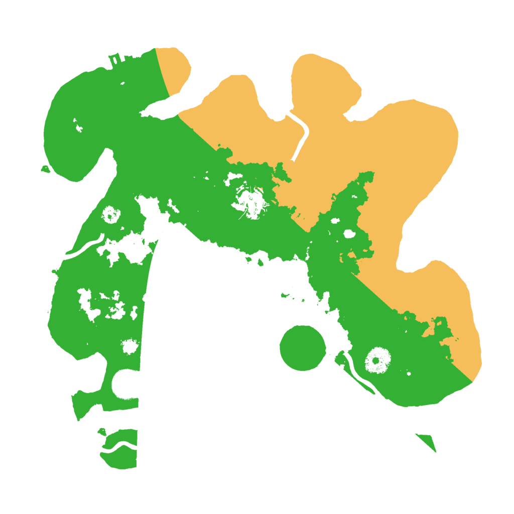 Biome Rust Map: Procedural Map, Size: 3000, Seed: 1590906