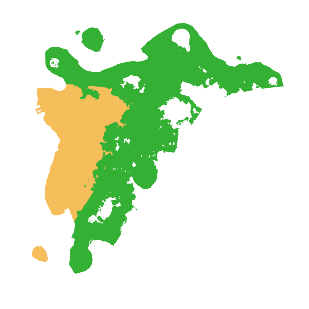 Biome Rust Map: Procedural Map, Size: 3300, Seed: 44