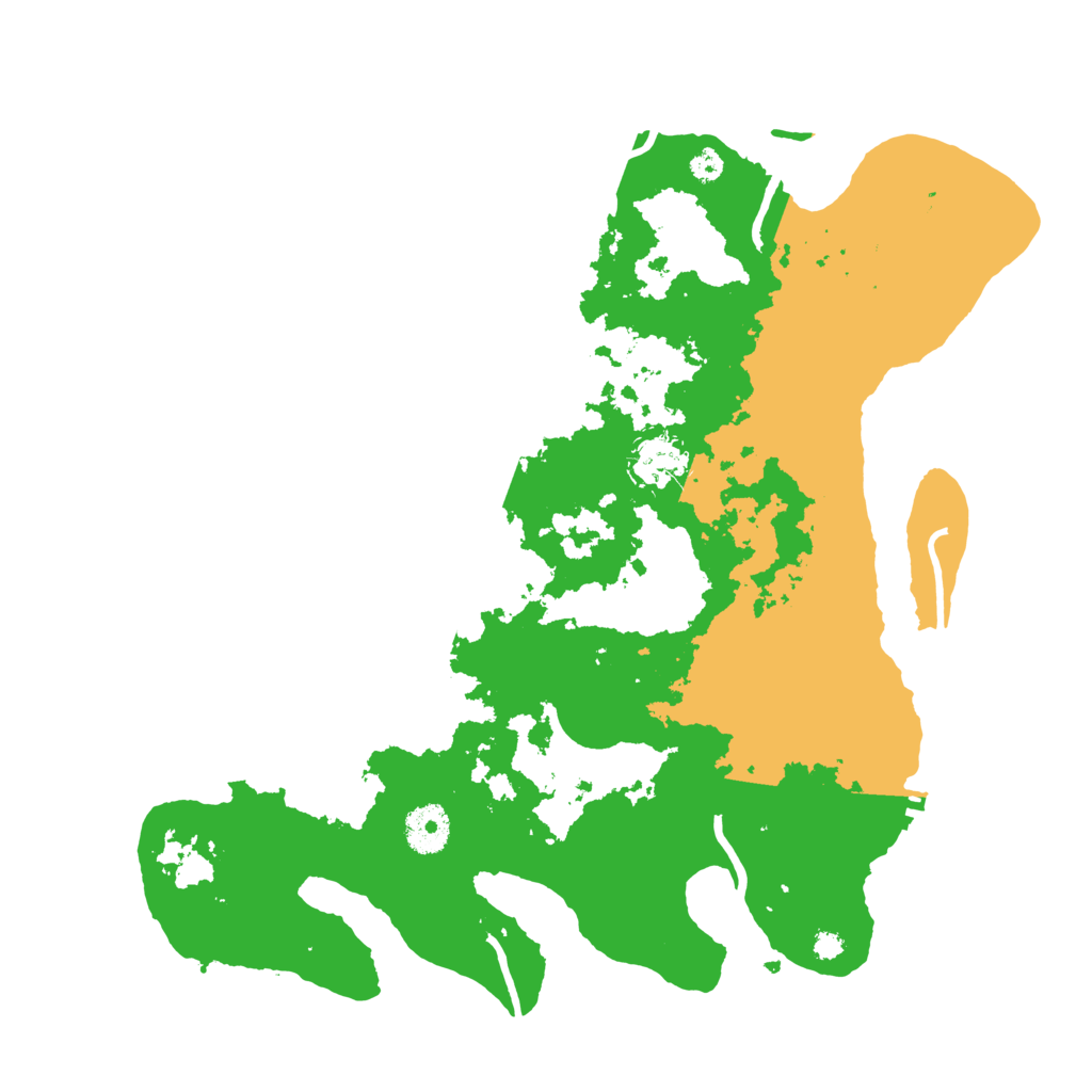 Biome Rust Map: Procedural Map, Size: 3500, Seed: 36796744