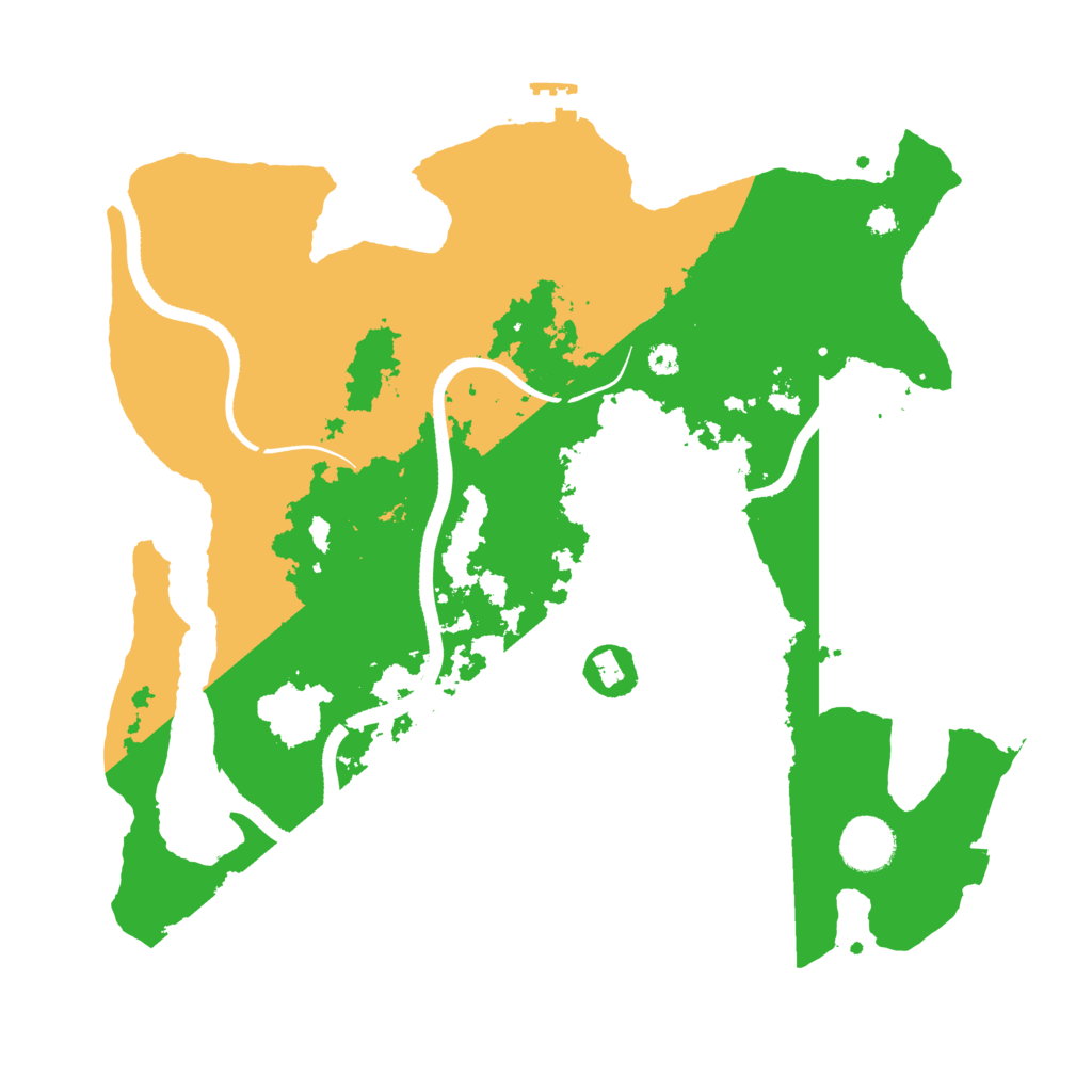 Biome Rust Map: Procedural Map, Size: 3500, Seed: 1567492501
