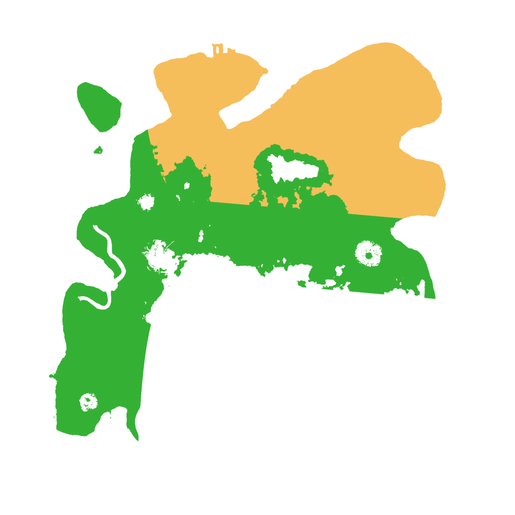 Biome Rust Map: Procedural Map, Size: 3000, Seed: 92997030