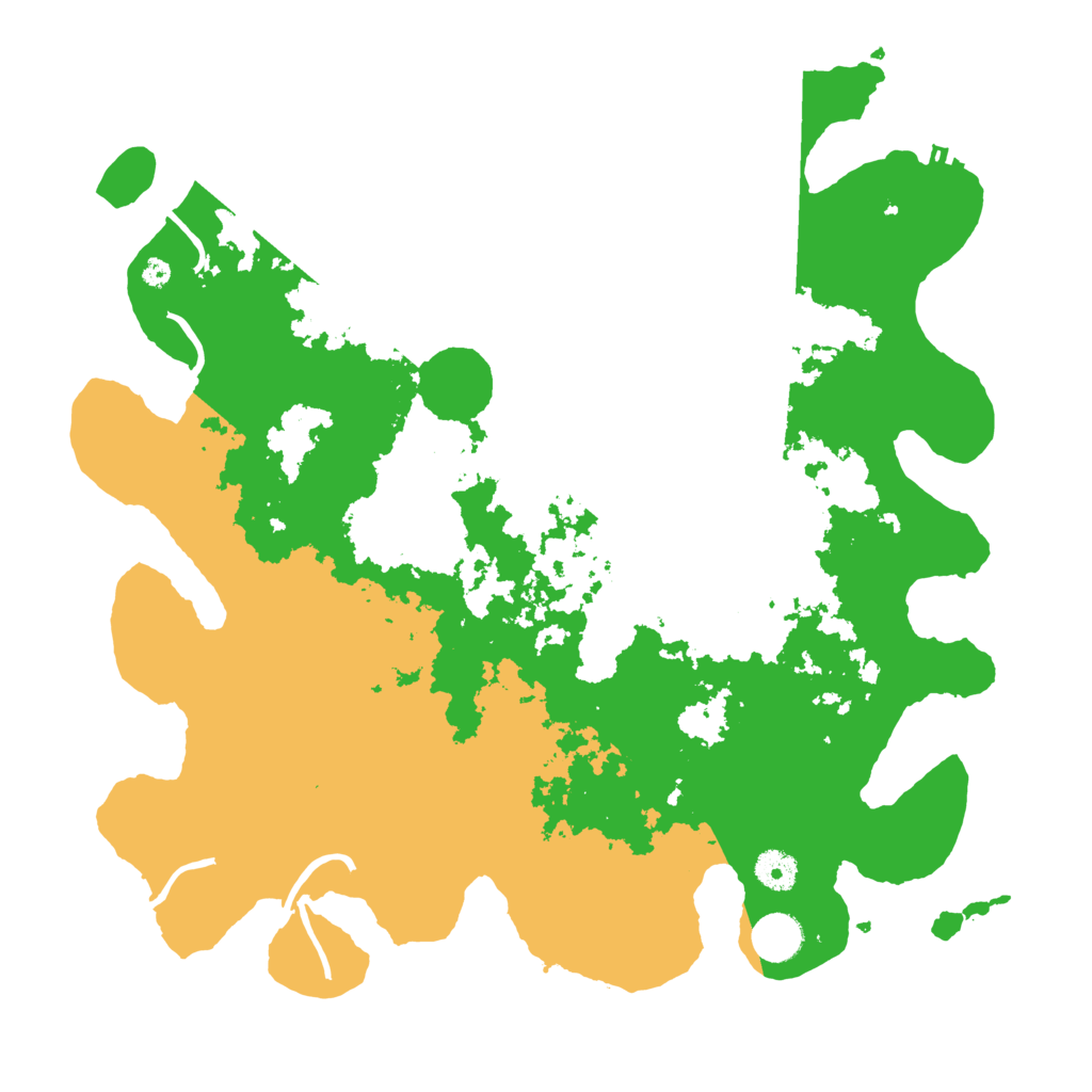 Biome Rust Map: Procedural Map, Size: 4000, Seed: 45320872