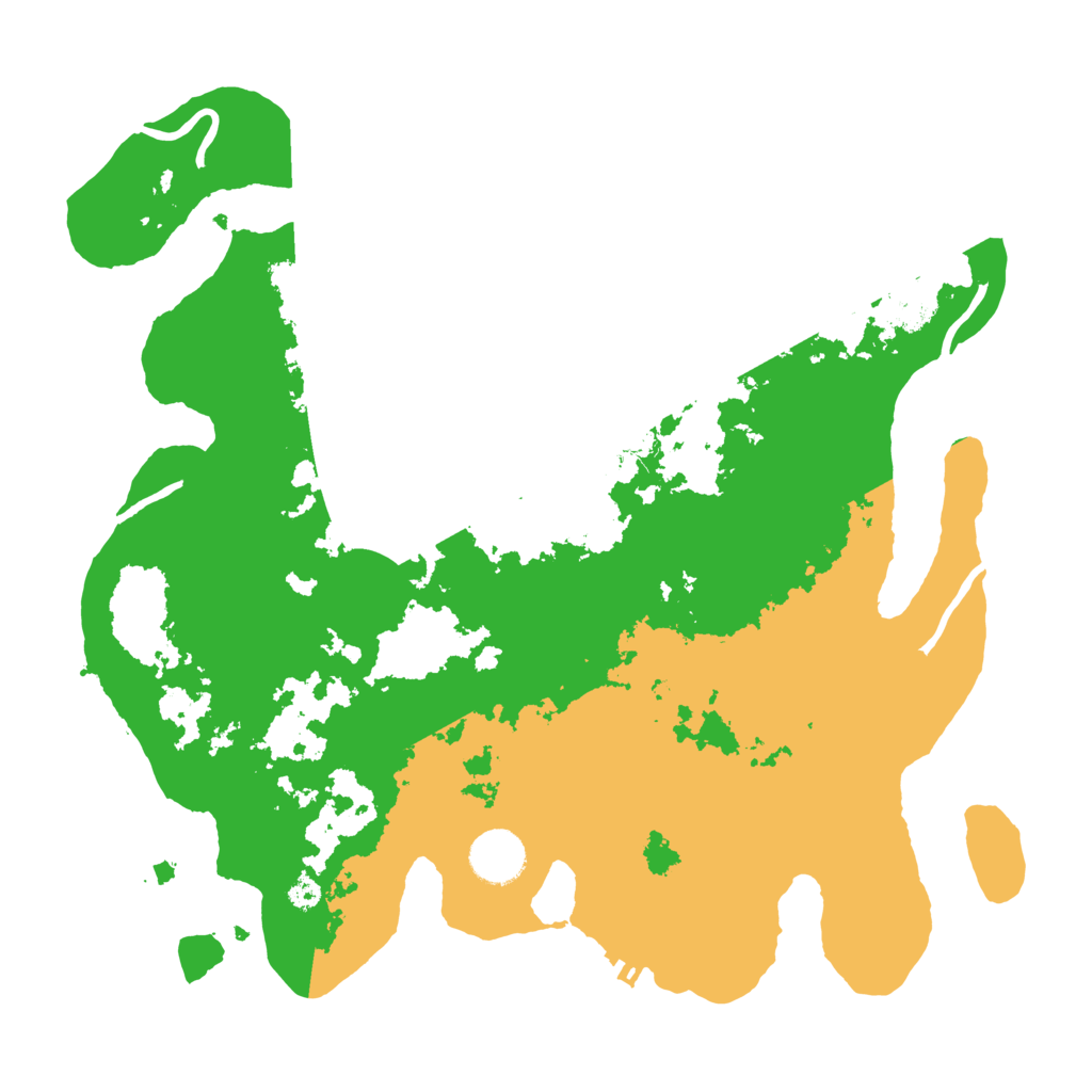 Biome Rust Map: Procedural Map, Size: 3500, Seed: 87903698