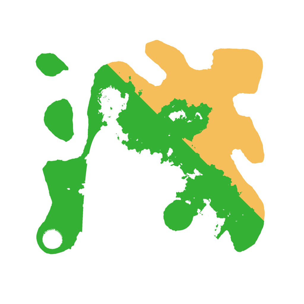 Biome Rust Map: Barren, Size: 2750, Seed: 5234