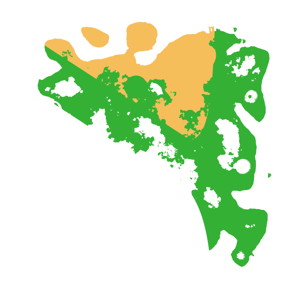 Biome Rust Map: Procedural Map, Size: 3500, Seed: 64281187