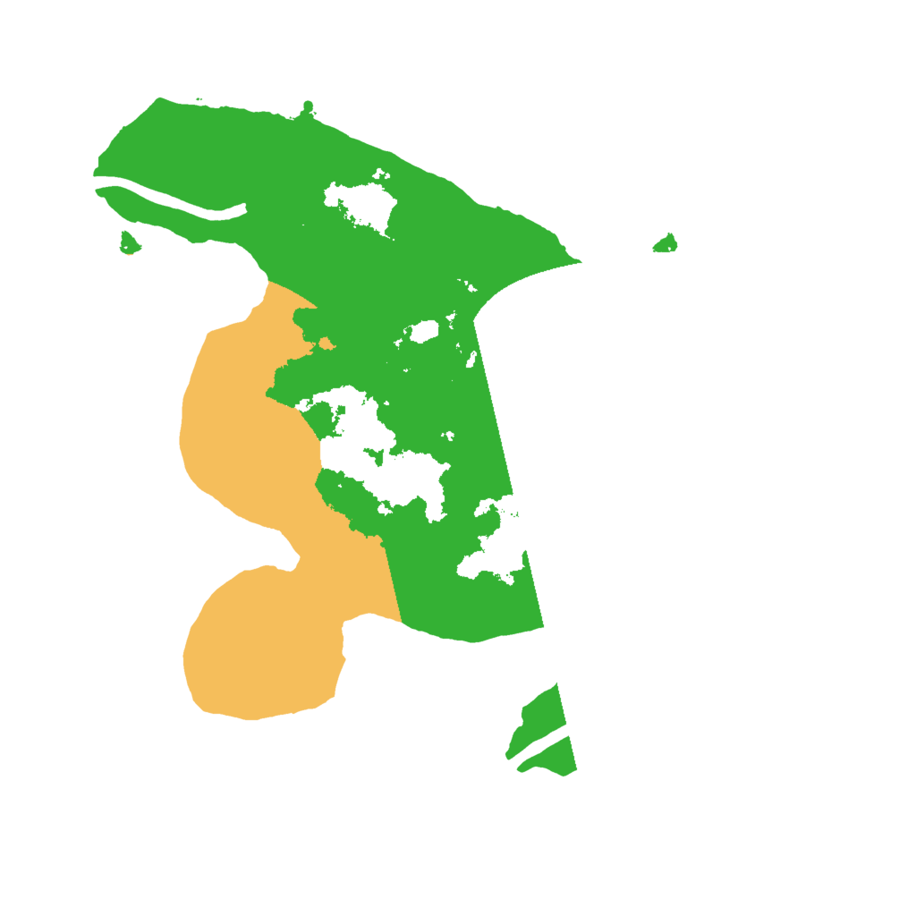 Biome Rust Map: Procedural Map, Size: 2000, Seed: 1234514