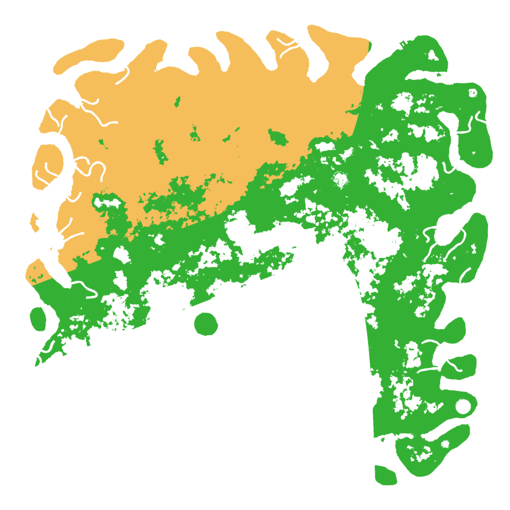 Biome Rust Map: Procedural Map, Size: 6000, Seed: 409906931