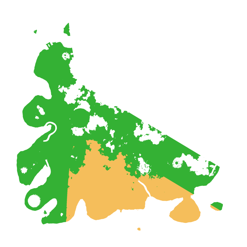 Biome Rust Map: Procedural Map, Size: 3500, Seed: 3670906