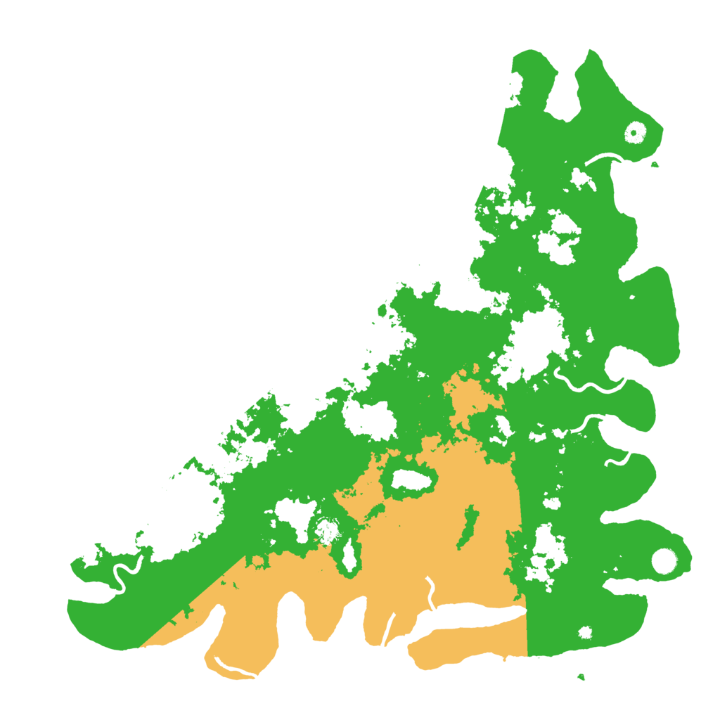 Biome Rust Map: Procedural Map, Size: 5000, Seed: 69420000