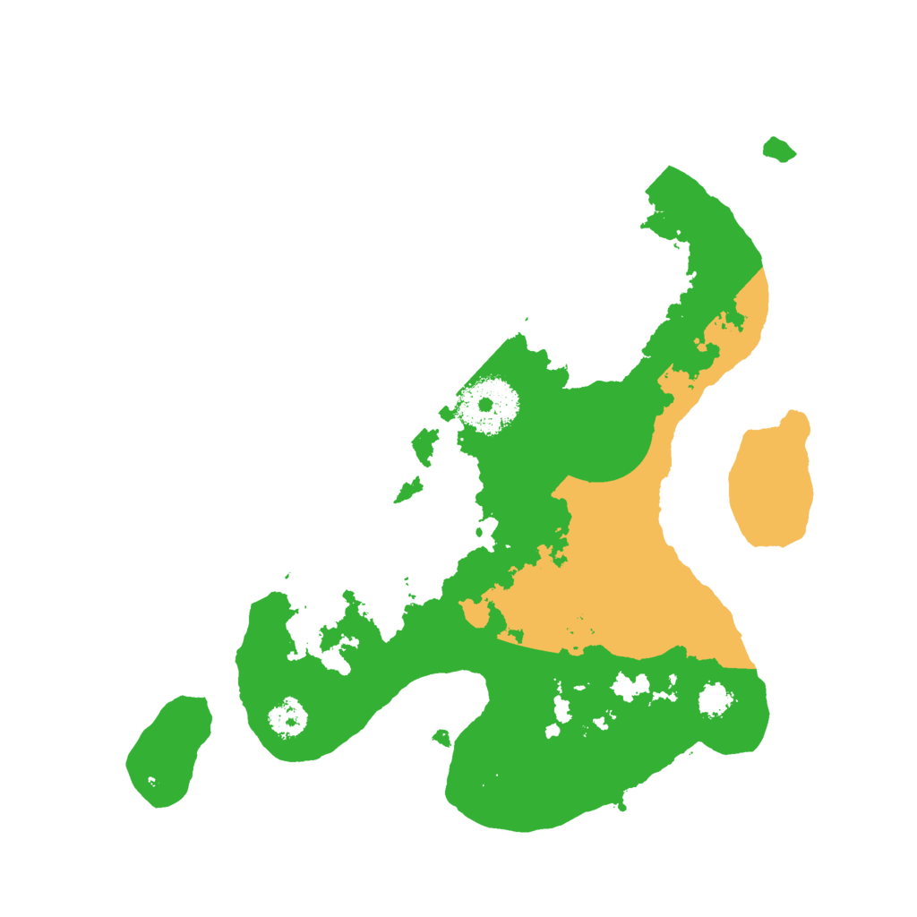 Biome Rust Map: Procedural Map, Size: 2500, Seed: 1693758244