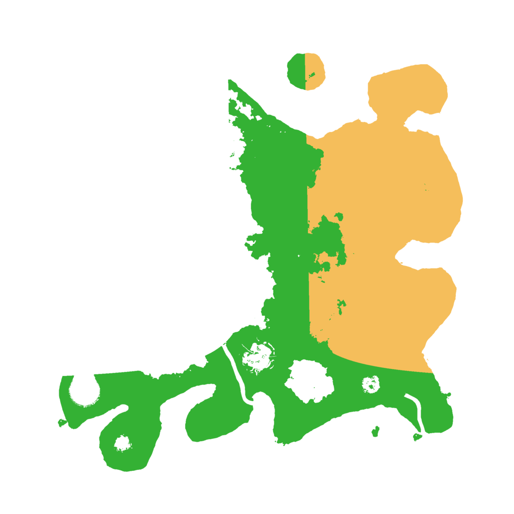 Biome Rust Map: Procedural Map, Size: 3000, Seed: 27225