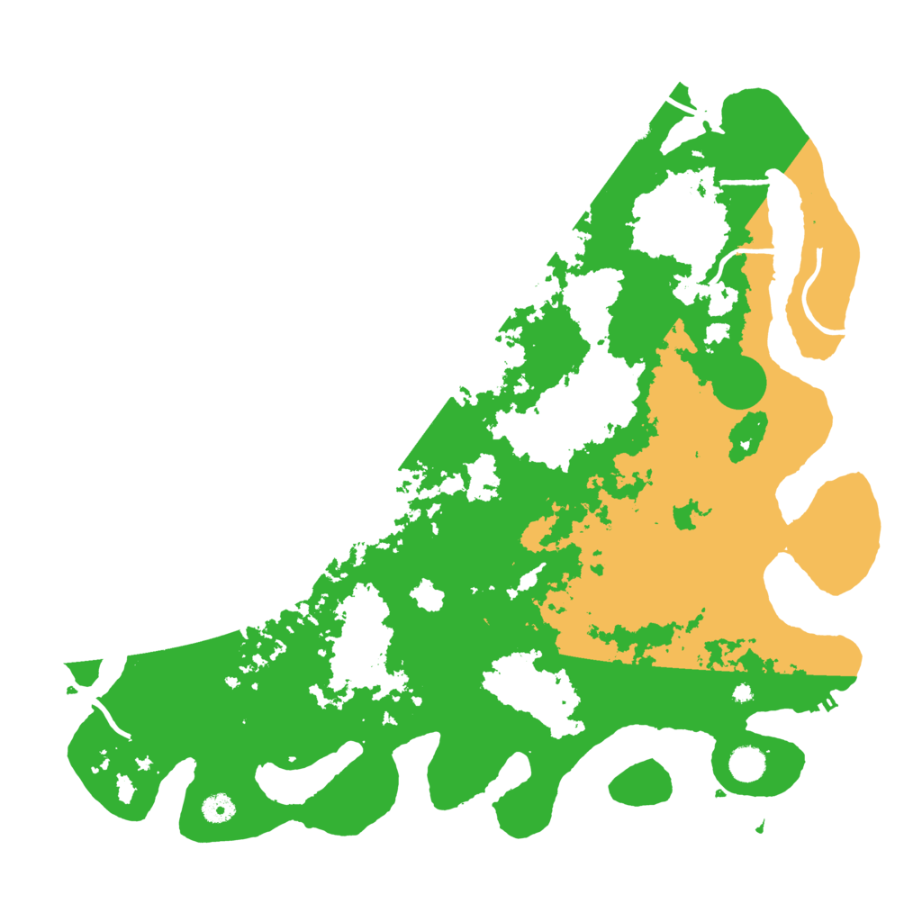 Biome Rust Map: Procedural Map, Size: 4500, Seed: 2075887425